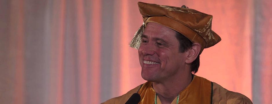 Discours très inspirant de Jim Carrey…