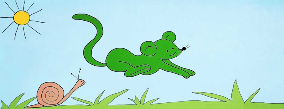 Une souris verte… !