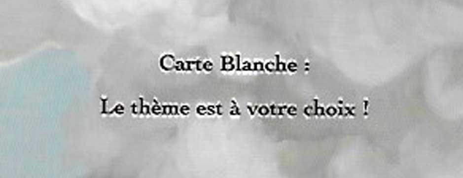 Carte blanche