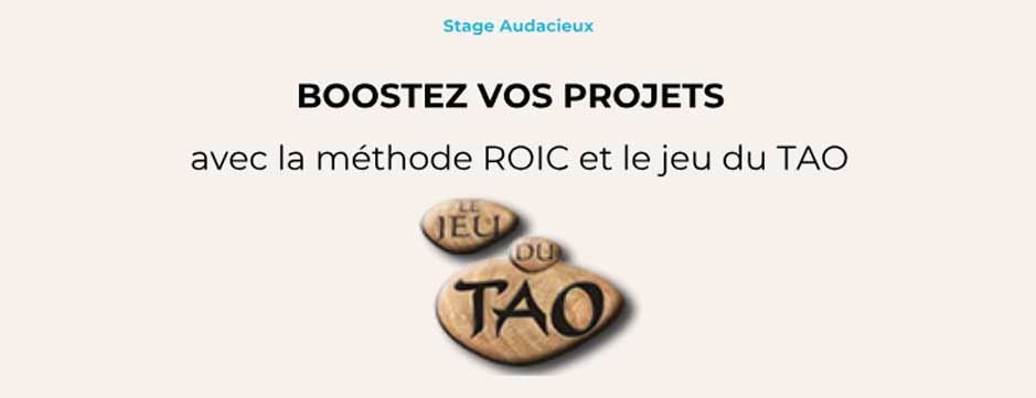 Conférence : Boostez vos projets avec le TAO et la méthode ROIC