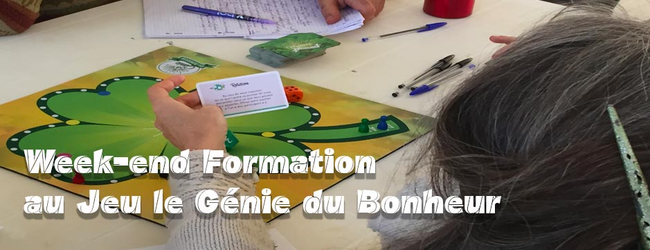 Paris : 11 et 12 Décembre – Formation au jeu Le Génie du Bonheur